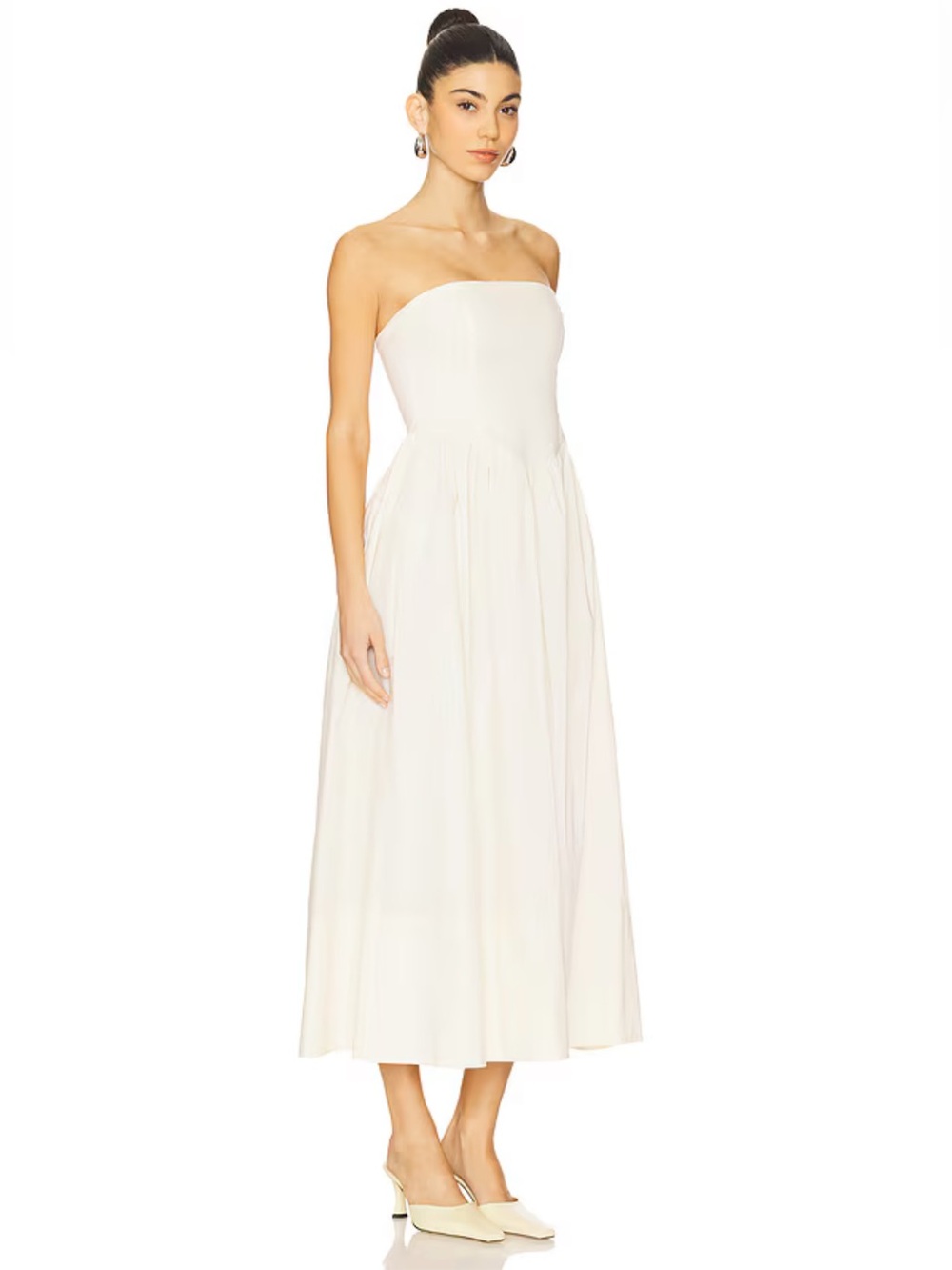 WeWoreWhat Corset Maxi Dress in Ivory